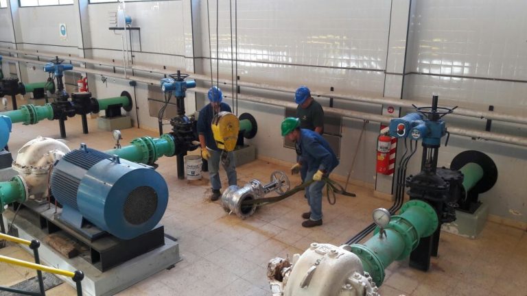 Se realizan importantes mejoras en la planta potabilizadora de Puerto Madryn