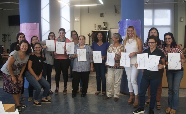 Trabajadoras de El Independiente se adhirieron a las actividades por el 8M 2