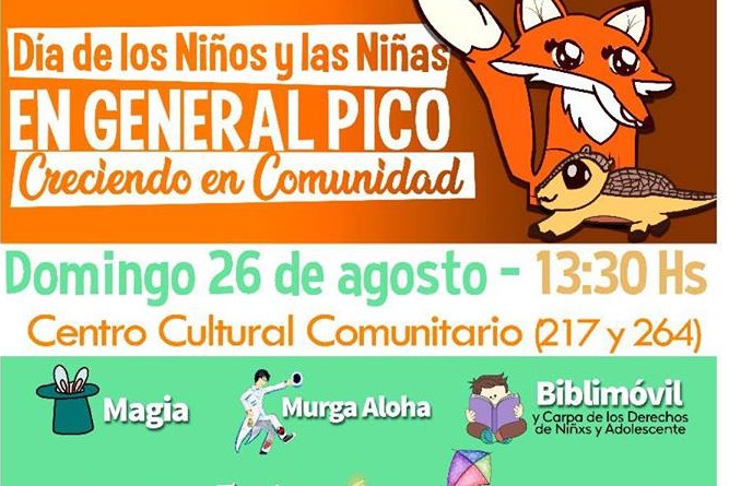 Corpico, Jóvenes Solidarios y Cooperativa La Comunitaria celebrarán el Día del Niño