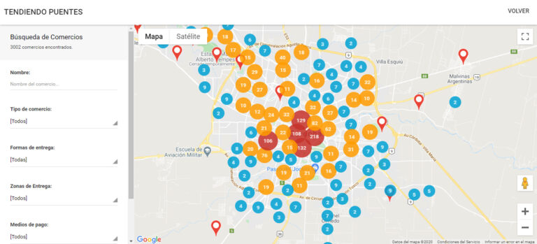 Lanzan mapa digital colaborativo de comercios en Córdoba