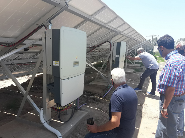 Las primeras pruebas del parque solar generaron grandes expectativas