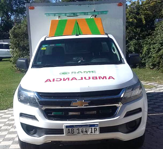 Adquirieron una ambulancia para trasladar pacientes con COVID-19