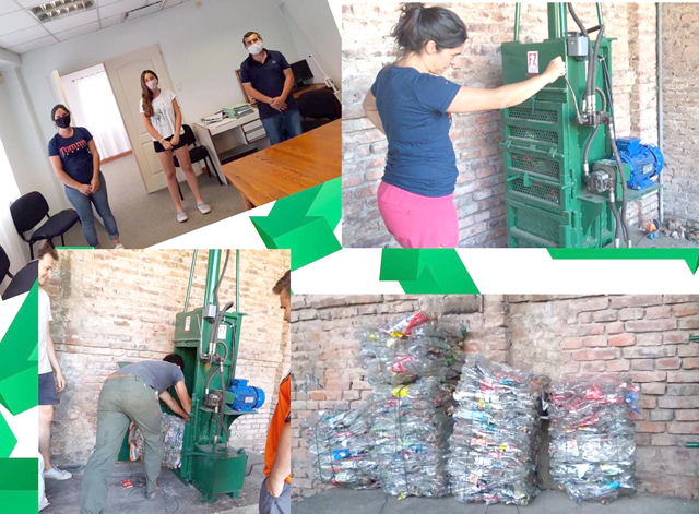 A través del trabajo conjunto avanza un proyecto de reciclado