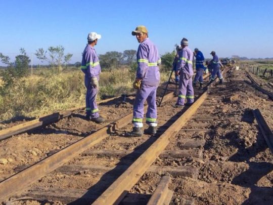 Celebran el anuncio de ampliación de un ramal ferroviario