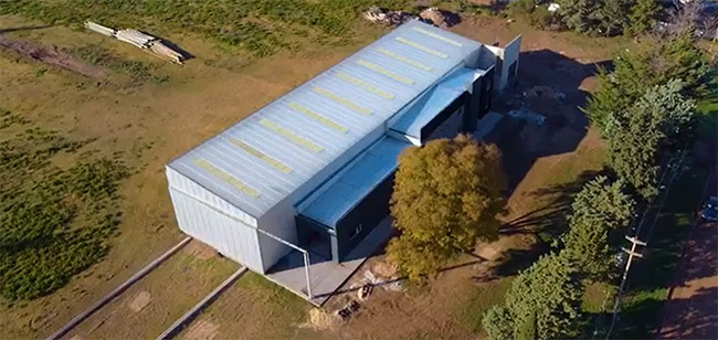 La ciudad de Winifreda será la cuarta productora de columnas de hormigón de La Pampa