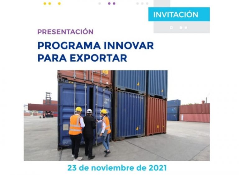 Presentarán el programa Innovar para Exportar