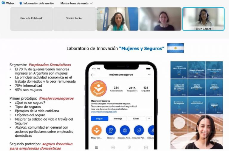 Participación entrerriana en el Laboratorio de Innovación de Argentina Mujeres y Seguros