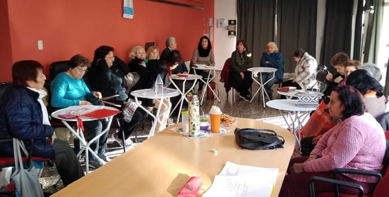 Foto de archivo del taller La memoria que nos une.