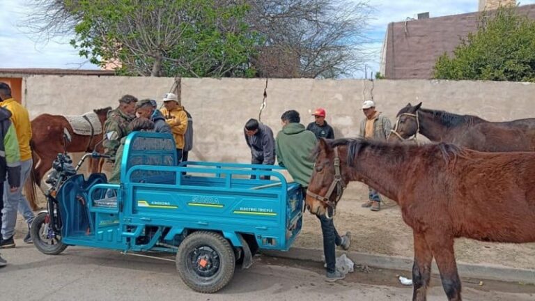 Exigen el cumplimiento de la entrega de motos de carga