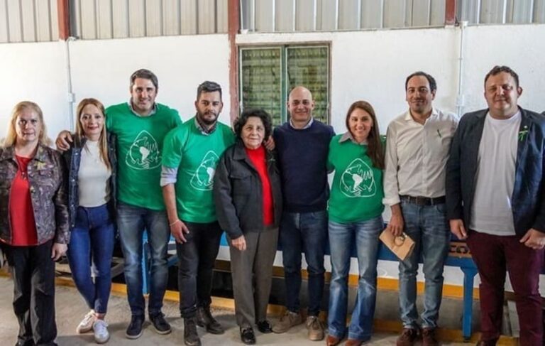 Inauguran un centro ambiental para optimizar el reciclaje en Tanti
