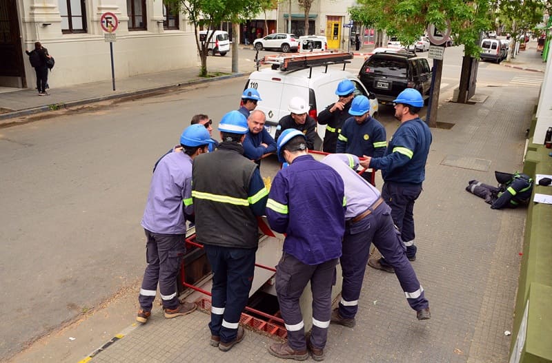 Capacitan en rescate desde subestaciones subterráneas
