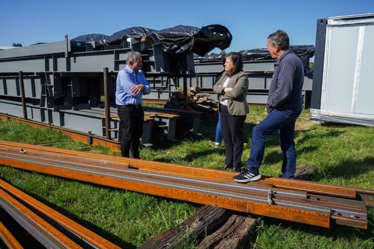 Avanzan en la construcción de su futura sede operativa