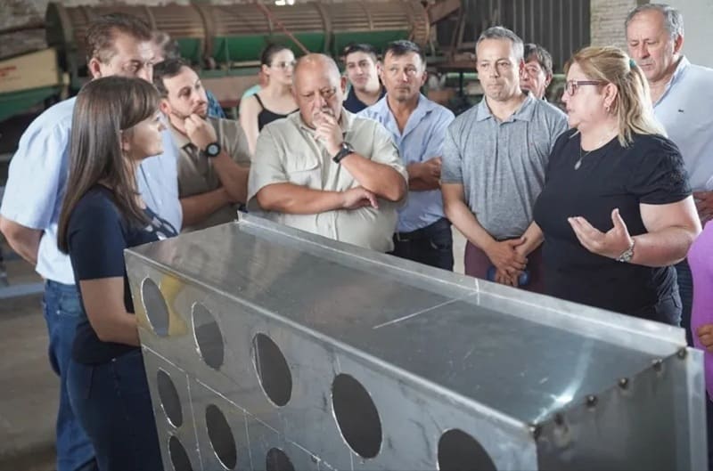 Inauguraron un taller metalurgico para asistir a productores tabacaleros