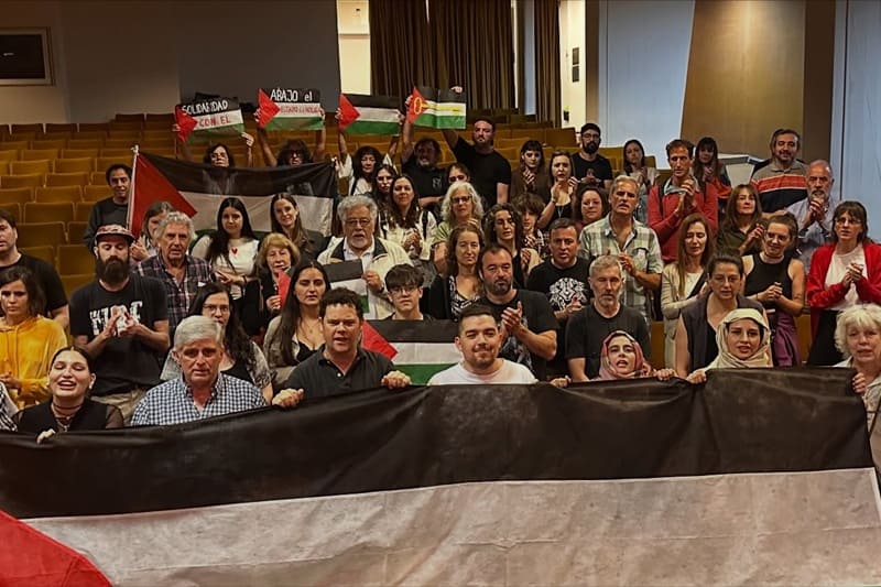Visibilizan el genocidio de Gaza mediante obra teatral