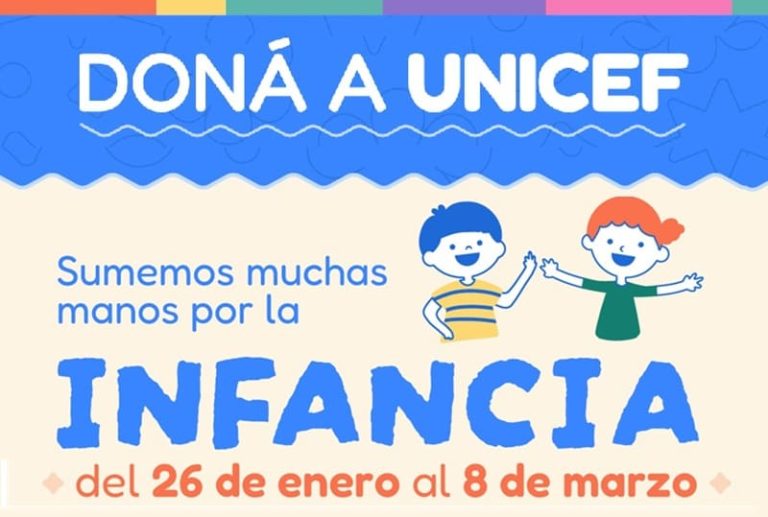 Lanzan la 16 campaña en favor de UNICEF Argentina