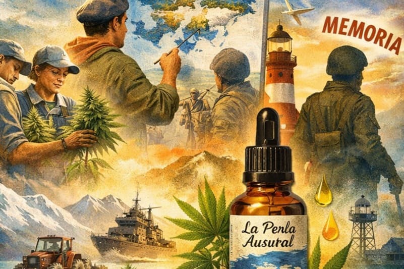 Donan aceite medicinal a excombatientes en un festival fueguino